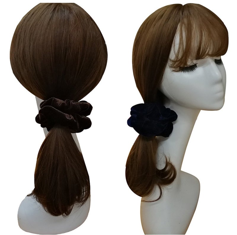 PIDOUDOU 6 Pcs Large Size Neutral Color Scrunchies for Women Hair Elastic Bands - Image 2